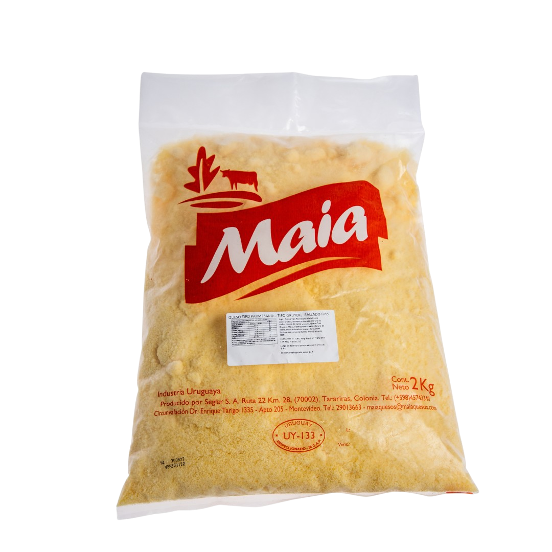 Rallado Parmesano Gruyere 2kg fino