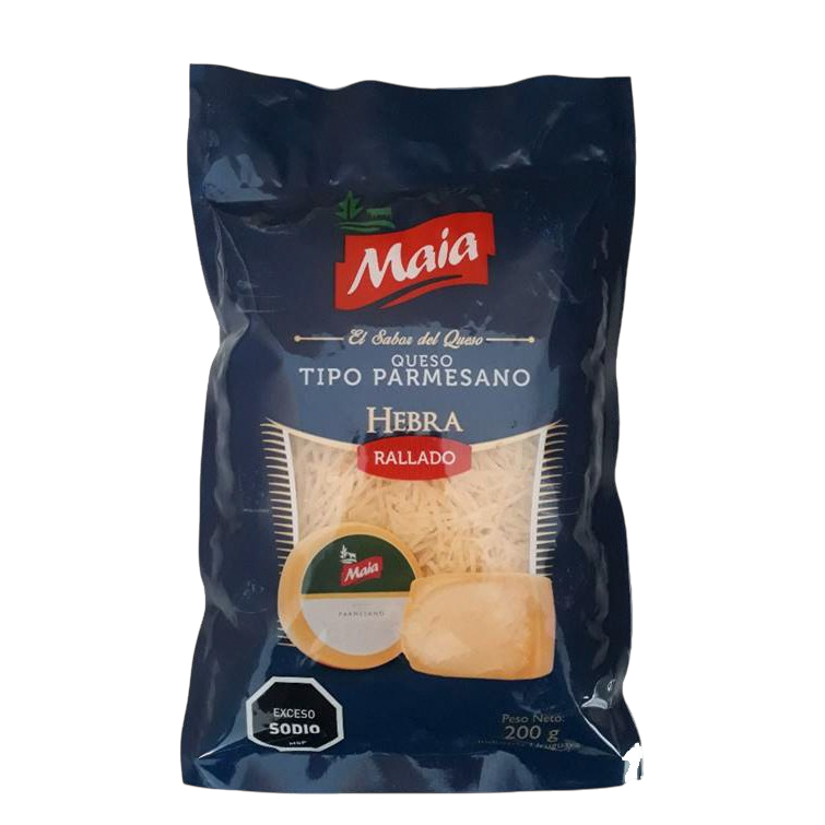 Rallado hebra tipo Parmesano 200g