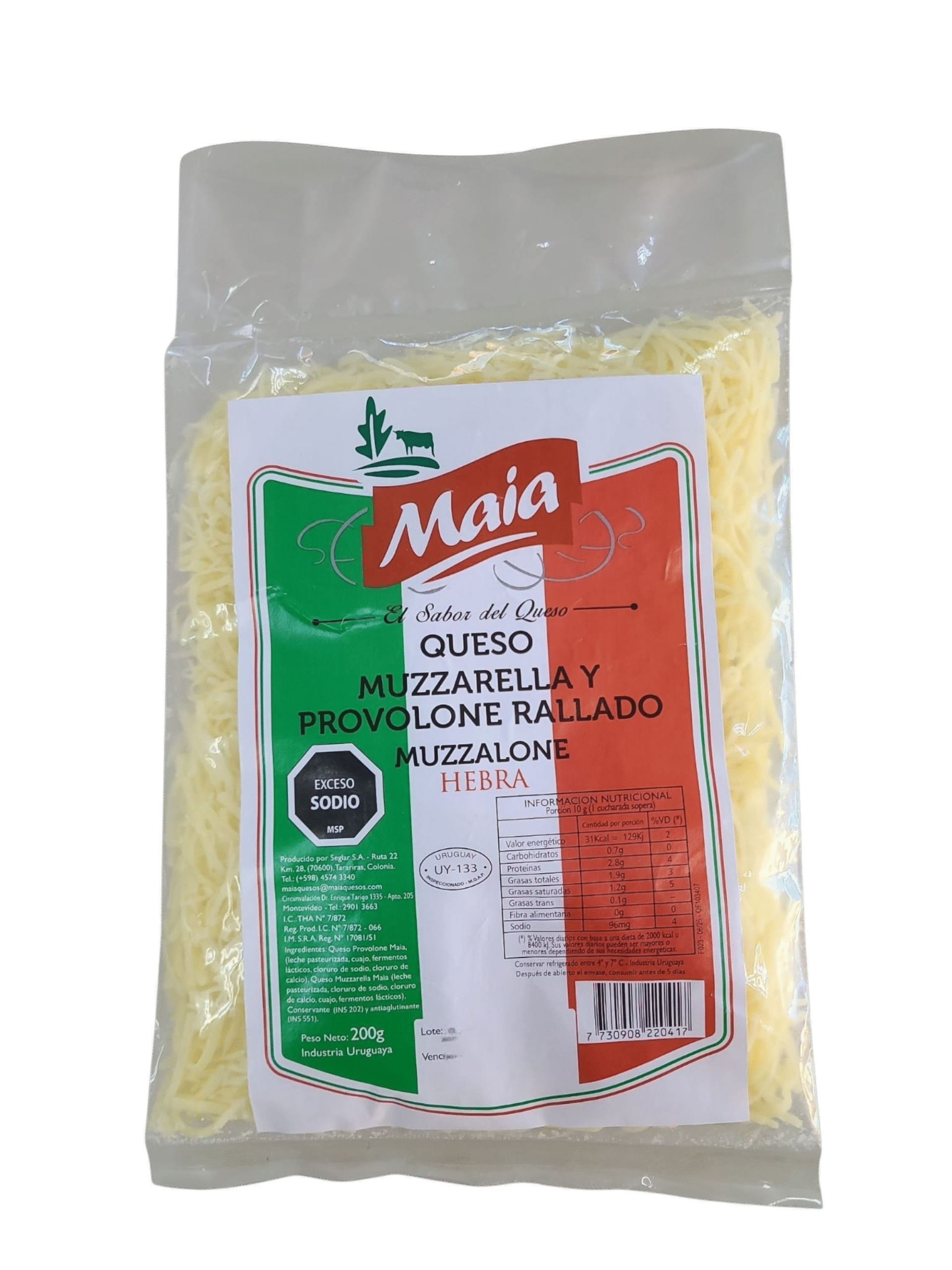 Rallado Muzzalone hebra 200g
