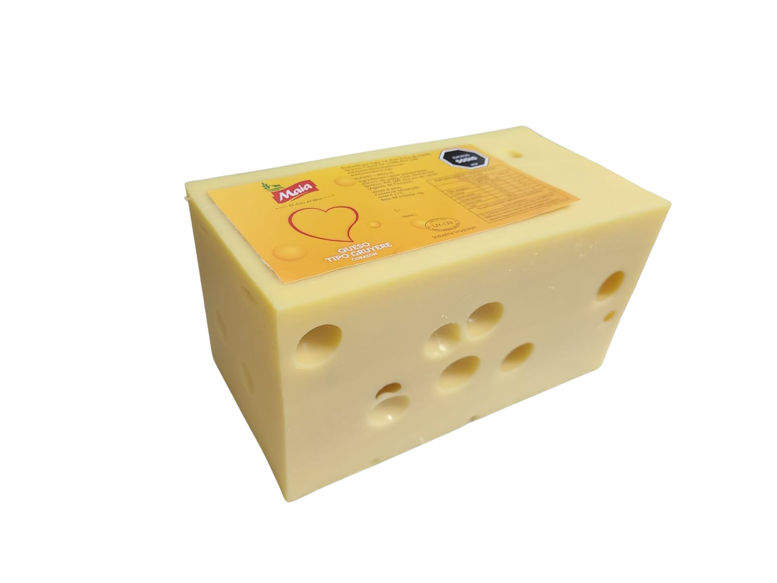 Queso Corazón de Gruyere barra - Imagen 2